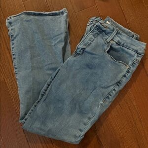 Good American good legs crop mini boot size 6 Jeans